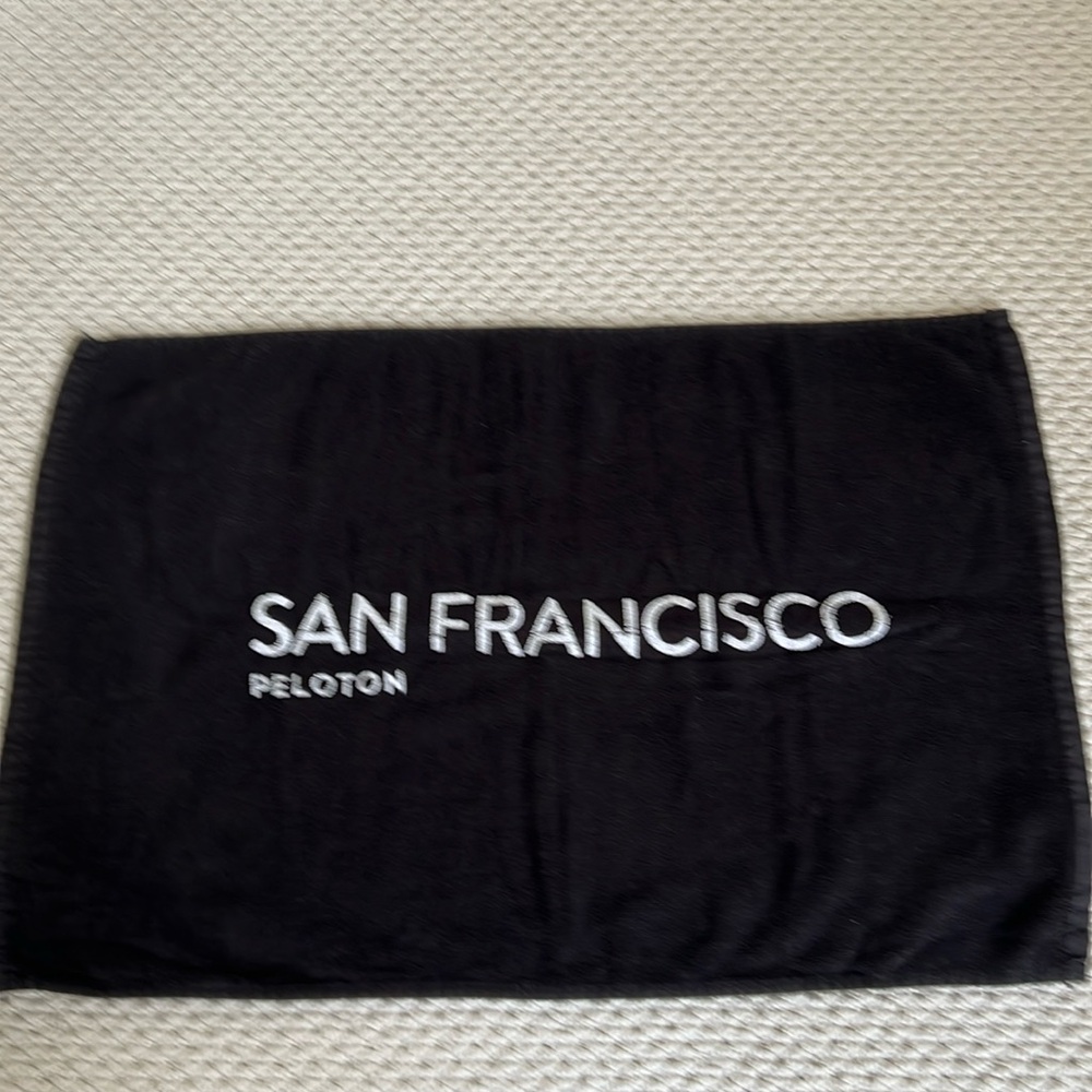 Rare EUC Peloton x San Francisco Marathon towel from 2019